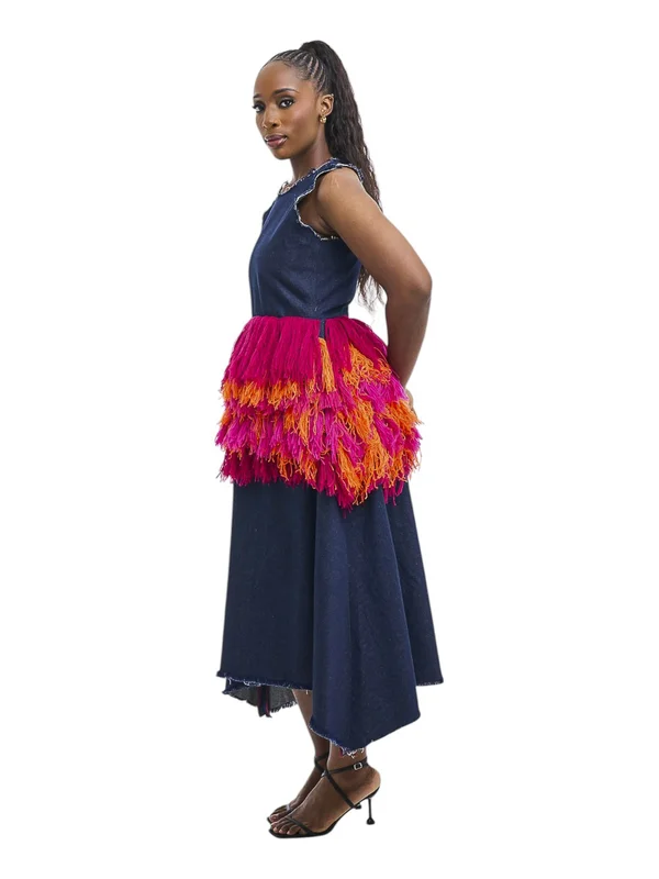 Ipin Fringed Dress - View 3