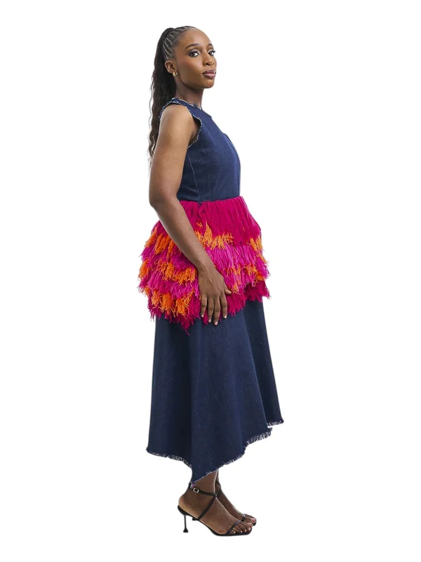 Ipin Fringed Dress - View 2