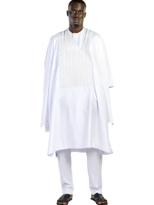 Ensemble 3 Pieces Niang blanc