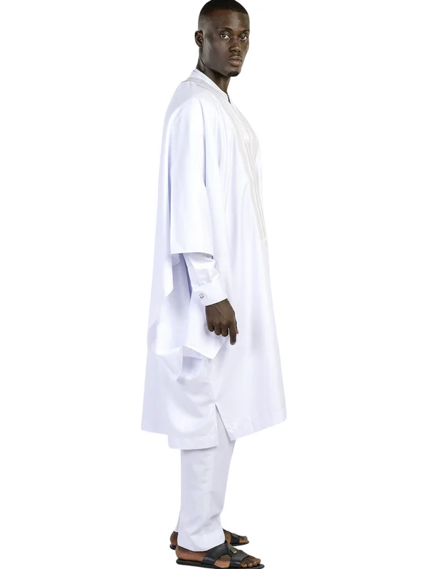Ensemble 3 Pieces Niang blanc - View 2