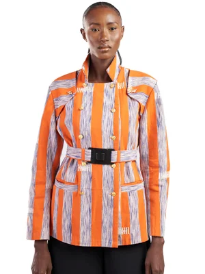 Veste Nancy Croisée à ceinture