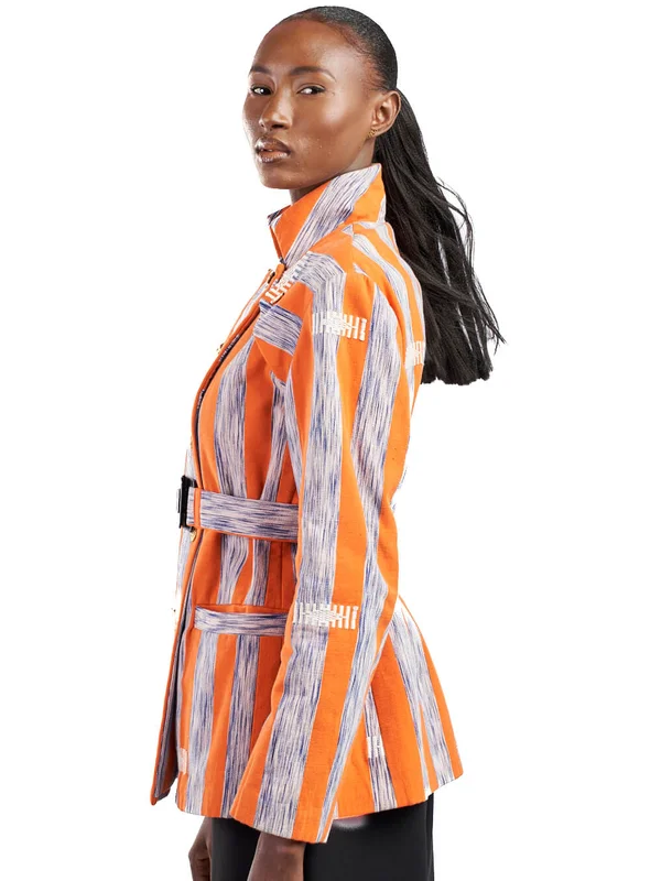 Veste Nancy Croisée à ceinture - View 4