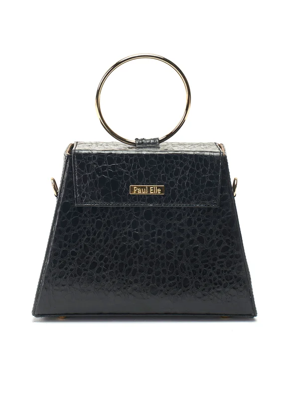 LADY D BAG CROCO OCRE - View 2