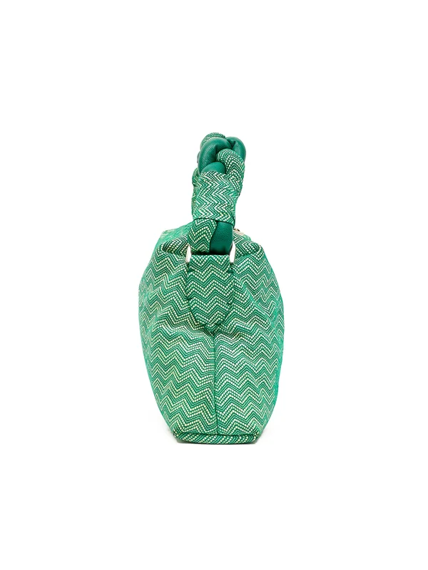 The Scarlett in Mix green tribal leather - View 3